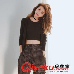 8月31 NEW! [模特實拍]小清新經典款針織開衫外套