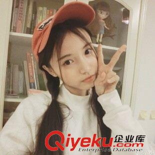 8月30 NEW! 2015秋款韓國ulzzang學(xué)院風(fēng) 簡約常規(guī)衛(wèi)衣半高領(lǐng)超寬松純色衛(wèi)衣