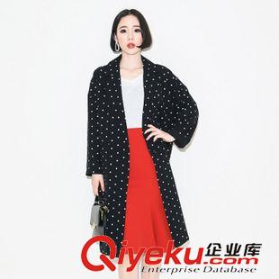 8月25 NEW! 韓國(guó)東大門(mén)秋冬復(fù)古印花寬松單排扣中長(zhǎng)針織毛衣開(kāi)衫外套大碼