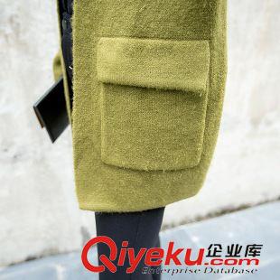 8月13 NEW!大量現(xiàn)貨 韓國東大門2015秋冬新款韓版復(fù)古時尚顯瘦雙口袋毛衣開衫針織衫原始圖片3
