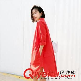 8月08 NEW! 韓國(guó)naning9同款dp設(shè)計(jì)感后背大口袋寬松純白簡(jiǎn)約紅色襯衫襯衣原始圖片3