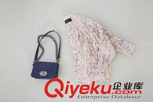 8月06 NEW! 韓版2015簡約NY字母短款露臍寬松撕邊拼接純色短款套頭衛衣