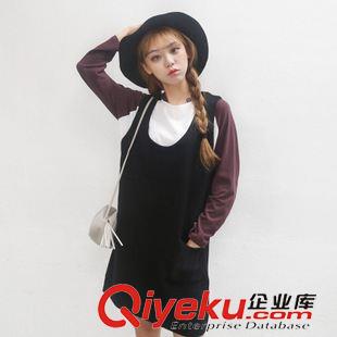 9.25 韓國ulzzang 基礎(chǔ)百搭條紋撞色秋冬裝保暖套頭打底毛衣女裝