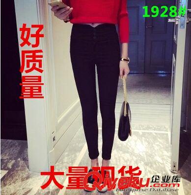 中端女裝秋冬休閑褲 阿里巴巴批發(fā)秋裝新款韓版風(fēng)尚必備緊身彈力高腰小腳長褲女9-26原始圖片3