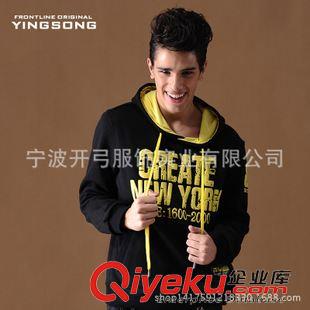 絨衫 衛(wèi)衣 秋季新品男式春秋衛(wèi)衣3D印花長(zhǎng)袖簡(jiǎn)約字母系列歐美個(gè)性長(zhǎng)袖衛(wèi)衣原始圖片3