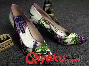 7月13號上市 2015新款歐洲站女鞋高跟鞋花布zp里時尚女鞋廠家直銷實體批發原始圖片2