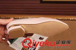 本店主打產品 2015{zx1}款zp花皮女低跟鞋拼色拉鏈裝飾舒適單鞋原始圖片3
