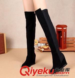 沖鉆產(chǎn)品 zp女靴原單歐美 高跟過(guò)膝長(zhǎng)靴修腿高靴子st靴 小辣椒坡跟新款原始圖片2