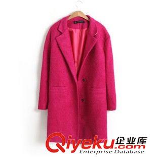31號新款 HCI0917 2014秋新款歐美明星同款加大碼加棉呢子外套 女