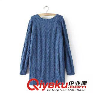 29號新款 FHC50829    2015秋新款歐美 爆款 三?？踁領(lǐng)麻花開衫毛衣 女原始圖片3