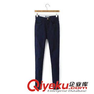 28號新款 RRD50828    2015秋新款美國dpAA  5口袋高腰修身彈力牛仔褲 女原始圖片3