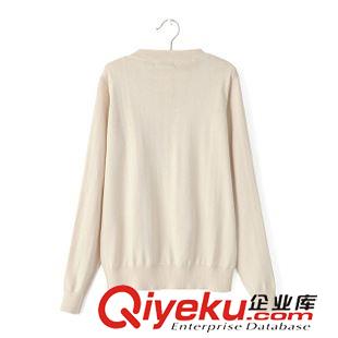 28號新款 KqD2828   15秋季新款歐美風(fēng)圓領(lǐng)長袖下擺可愛熊貓圖案針織毛衣女原始圖片2