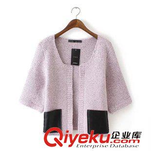 20號(hào)新款 ZZC5820    15秋季新款歐美風(fēng)時(shí)尚百搭短款開衫女式針織衫毛衣