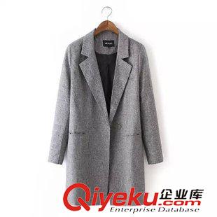 12號(hào)新款 XYLE0812   15秋季新款歐美風(fēng)時(shí)尚幾何印花側(cè)邊須須長(zhǎng)袖開(kāi)衫毛衣