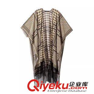 27號新款 BC3C5731   15新款歐美風(fēng)時(shí)尚印花翻領(lǐng)短袖下擺系帶女式襯衫