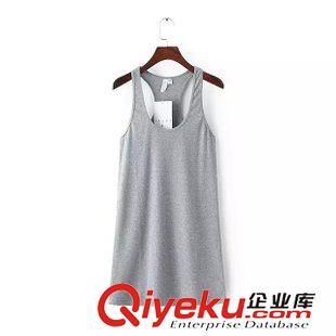 13號新款 D6B50714    2015夏新款美國大牌 AA 修身性感工字背心裙 女原始圖片2