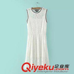 31號新款 C5D5531      2015新款歐美風蝴蝶結腰帶翻領短袖牛仔連衣裙 女