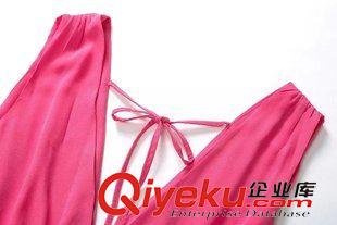 23號新款 BC2D0423    2015夏季新款歐美風V領露背無袖背心連體短褲 女原始圖片3