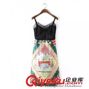 21號(hào)新款 XYLD8421      2015春夏新款歐美風(fēng)扎染印花流蘇擺長(zhǎng)款開(kāi)衫和服