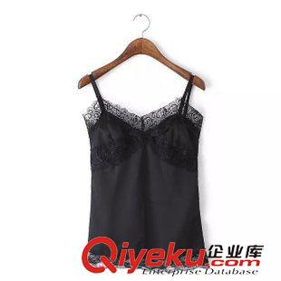 21號(hào)新款 CIO421    2014春夏新款歐美大數(shù)碼印花 蕾絲邊套裝兩件套連衣裙原始圖片2