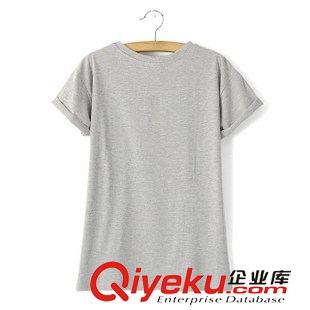 18號新款 KqB4418    2015新款歐美風倫敦塔圖案圓領短袖休閑女式T恤原始圖片2