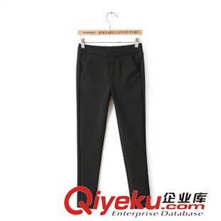 3號(hào)新款 FHE0403    2015新款歐美時(shí)尚糖果色高腰鉛筆小腳褲  女長褲原始圖片2