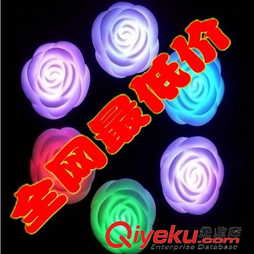 【七夕玩具推薦】 七彩發(fā)光小號玫瑰燈 義烏卡通迷你創(chuàng)意玫瑰花燈批發(fā)廠家原始圖片2