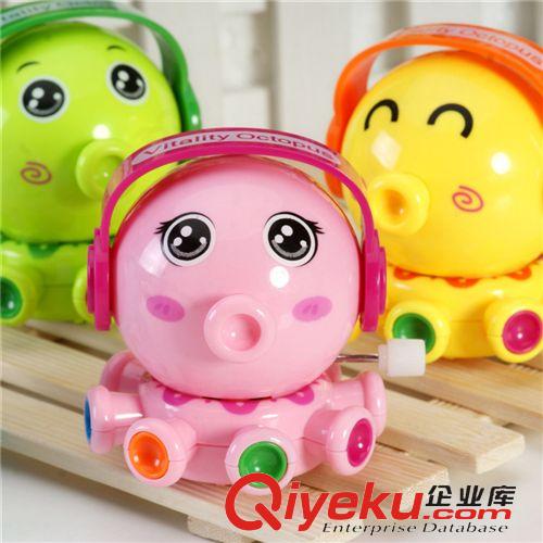 【上鏈發(fā)條玩具】 超可愛【章魚音樂小子】玩具 發(fā)條Q版章魚 9.9元店地攤熱賣玩具原始圖片2