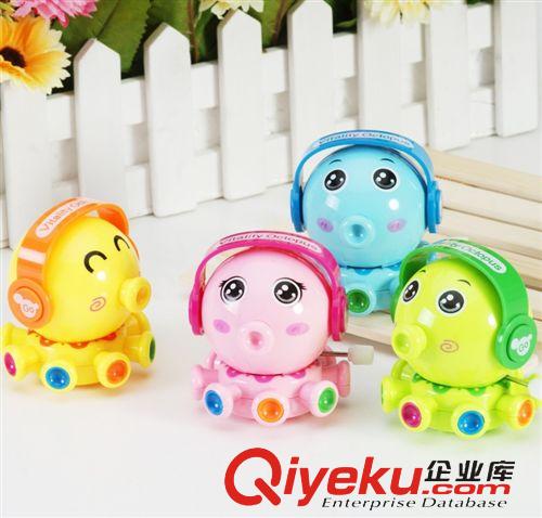 【上鏈發(fā)條玩具】 超可愛【章魚音樂小子】玩具 發(fā)條Q版章魚 9.9元店地攤熱賣玩具原始圖片3