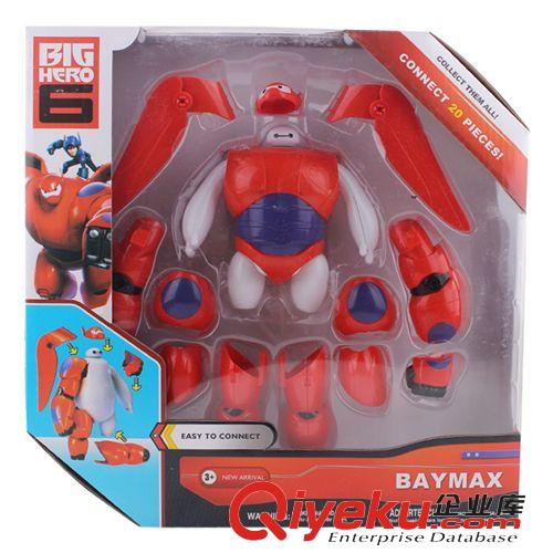 新品 批發(fā)超能陸戰(zhàn)隊(duì)變形盔甲玩具 big hero6大英雄白胖子塑料公仔玩具