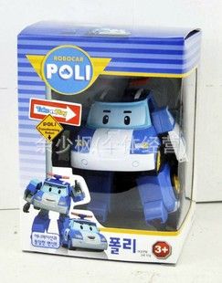 支持混批專區(qū) Robocar poli 韓國變形車泡麗救護隊交通救援隊模型 4款混裝