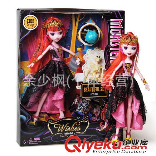 娃娃公仔專區(qū) 新款怪物高中Monster high怪獸高中精靈高中關(guān)節(jié)芭比 芭芘娃娃原始圖片2