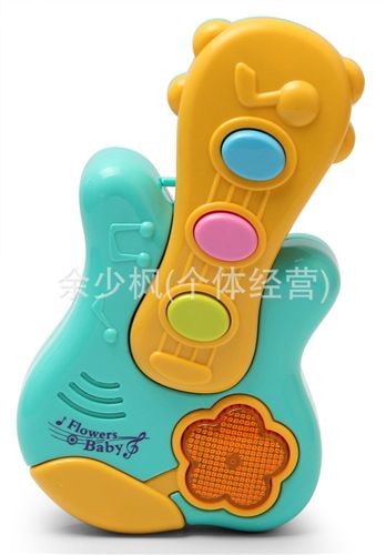 婴儿玩具 儿童音乐早教吉他 婴幼儿益智早教塑料玩具 男女宝宝{za}玩具原始图片2