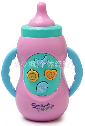 婴儿玩具 婴幼儿早教玩具 婴儿音乐奶瓶  可握乐器四键转换益智玩具原始图片2