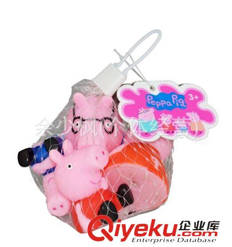 粉紅小豬 粉紅小豬帶BB聲 英國(guó)動(dòng)漫玩具佩佩豬塑料玩具 粉紅豬小妹