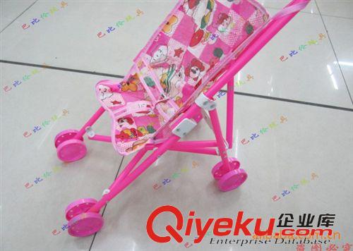 【過家家玩具推車】 兒童塑膠過家家玩具芭比娃娃學(xué)步推車原始圖片2