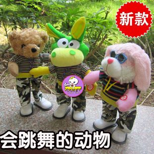 【電動玩具】 供應(yīng)會跳舞的熊驢狗 創(chuàng)意玩具禮品 新奇特智能唱歌毛絨 泰迪熊