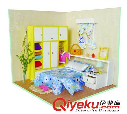 手工DIY立體拼圖 11103客廳\創(chuàng)意手工DIY 立體小屋 兒童禮品\自制手工材料包原始圖片3