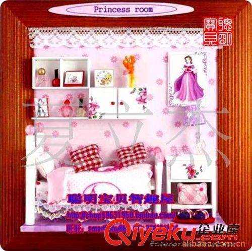 手工DIY立體拼圖 diy手工迷你小景 情人禮物 迷你景觀模型-情侶餐原始圖片2