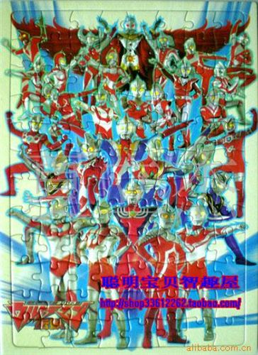 卡通平面拼圖 批發(fā)供應(yīng)超人拼圖原始圖片2