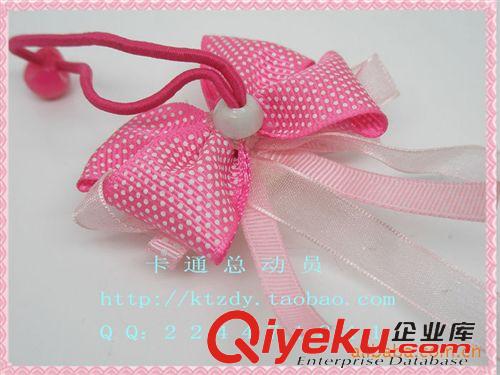 兒童發(fā)飾 兒童發(fā)飾\小公主頭繩\黑色HELLOKITTY頭繩\絲帶蝴蝶結(jié)可愛發(fā)圈原始圖片3