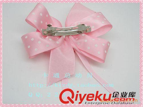 兒童發(fā)飾 廠家低價(jià)直銷\蕾絲雙層蝴蝶結(jié)頭夾\小公主發(fā)飾\喜慶頭飾\花童必備原始圖片3