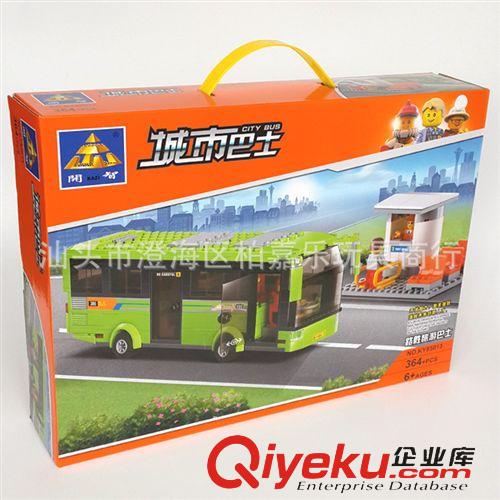 2014年5月新產(chǎn)品發(fā)布 zp開智兒童早教益智親子積木玩具路勝城市巴士系列 KY85013原始圖片3