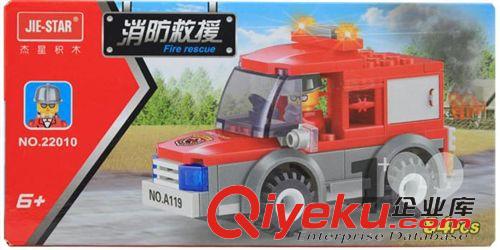 2014年1月新產(chǎn)品發(fā)布 杰星zp 兒童益智積木 拼裝 積木 城市警衛(wèi)隊(duì) 吉普車 20012