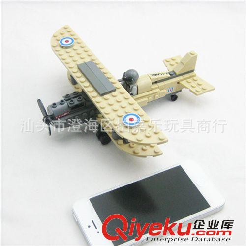 積木品牌 開智積木模型  拼裝積木  世紀軍事系列  駱駝F1戰斗機  82001原始圖片2