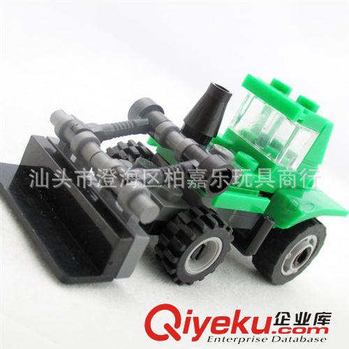積木主題 開智89001推糧車兒童工程車小魯班拼裝積木啟蒙塑料玩具原始圖片2