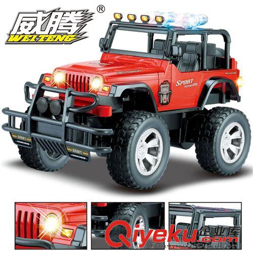 遙控類 勝雄威騰新品1:8越野吉普車最熱銷兒童玩具充電遙控車模型批發(fā)