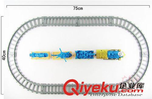 軌道系列 最熱銷兒童玩具戰(zhàn)爭主題軌道小火車托馬斯同款益智電動拼裝熱賣品原始圖片3