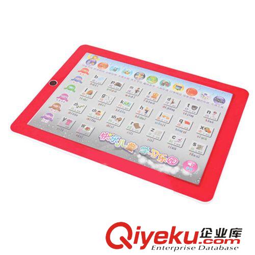 現(xiàn)貨混批 插卡平板電腦兒童益智學(xué)習(xí)機(jī) 中英文雙語幼兒早教機(jī)配11張學(xué)習(xí)卡原始圖片2