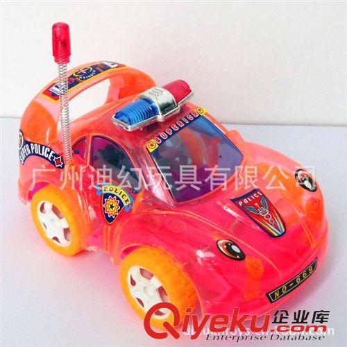 現貨混批 慣性透明警車 廠價直銷便宜玩具車貨源批發